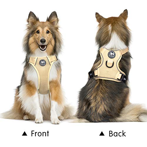 Mesh Dog Harness (XL / Khaki)