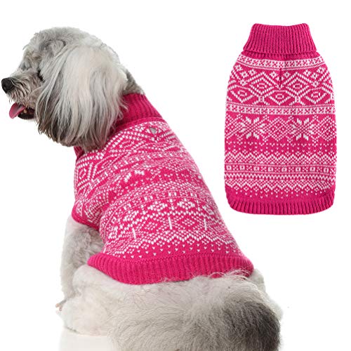 Dog Sweater Argyle (X-Small / Pink)