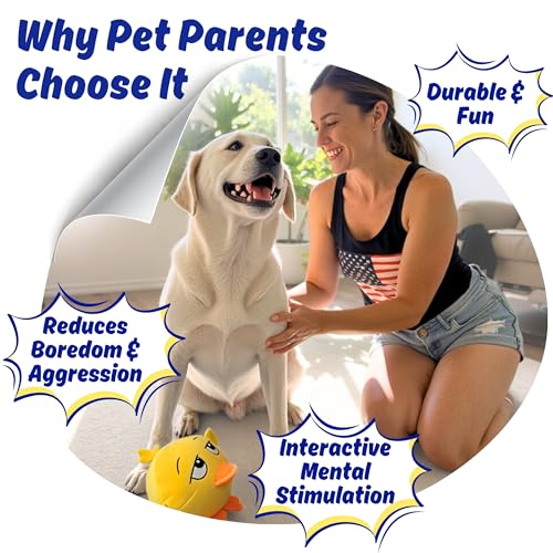 Dog Toy for Aggressive Chewers (Yellow)