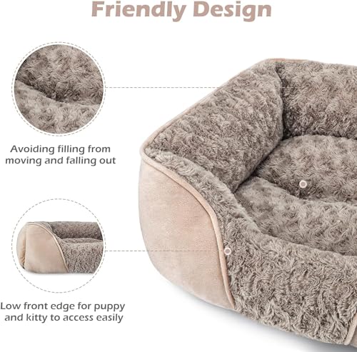 XX Large Dog Bed for Large (XXL(42"x 30"x 10") / Beige)