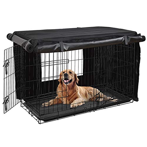 Dog Crate Cover (31.0"L x 20.0"W x 21.0"H / Black)