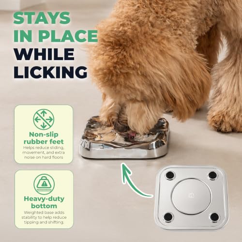 IntoFlow Stainless Steel Dog Lick Mat