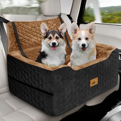 Dog Car Seat for Medium (BlackBrown / Large)