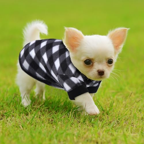 8 Pieces Dog Sweaters for Small Dog (Medium)