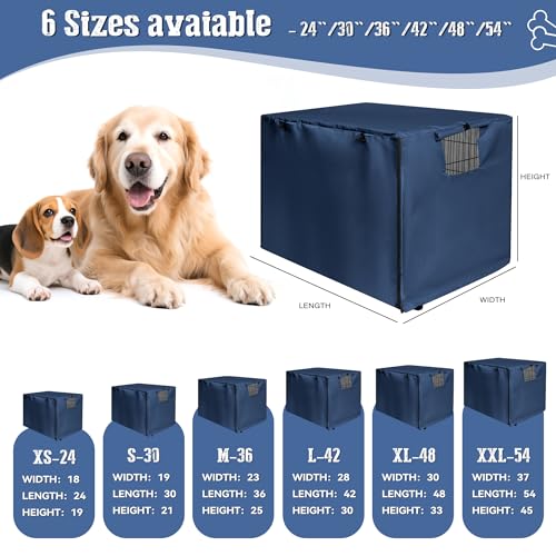 Replacement Dog Crate Cover (Navy Blue / 42 inch)