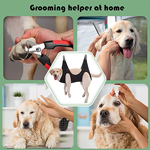 Pet Dog Grooming Hammock Harness for Cats & Dogs (L（Weight：45-80LB）)