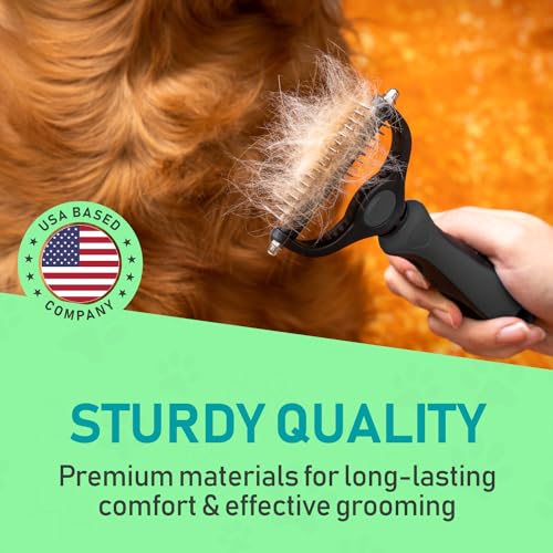 Pet Grooming Brush (Gray / Large)