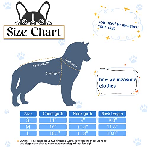8 Pcs Dog T Shirts Printed Funny (Large)