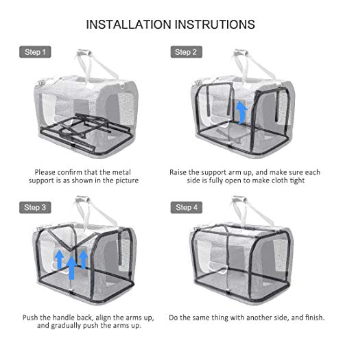 Extra Large Cat Carrier Soft Sided (Blue)