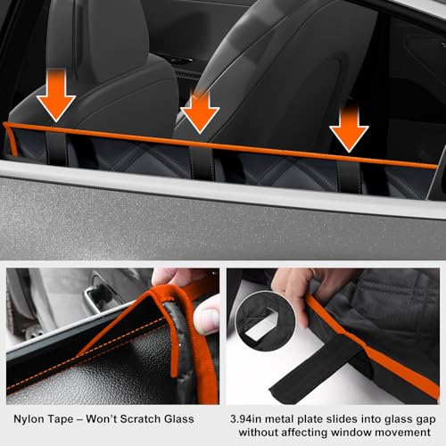 Car Door Protector for Dogs (Fit for Sedan/Family Car/Small SUV)