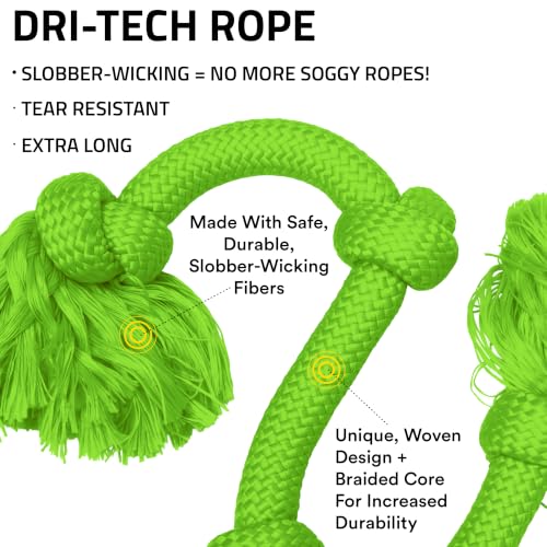 Tug Rope Dog Toys for Large Breeds (Mega / Sweet Potato)