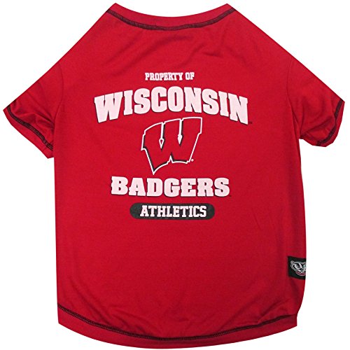 Collegiate Wisconsin Badgers Dog T (Wisconsin Badgers / X-Large)