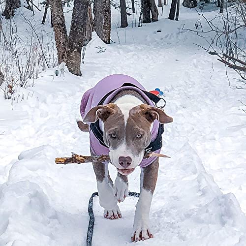 Stretch Fleece Vest Dog Sweater (6X-Large Length (27.5") / Lavender)