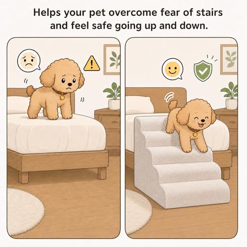 Dog Ramp for Bed (Blue)