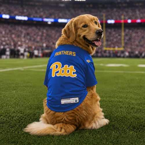 NCAA Pittsburgh Panthers Stretch Pet Jersey (Pittsburgh Panthers / Medium)