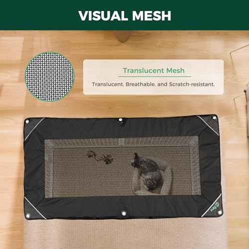 Homeplus Indoor Dog Playpen with Mesh Top Cover (White / 24"H)