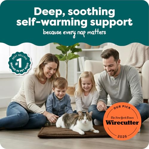 ThermaNAP Self Warming Cat Mat (Small - 22"L x 17"W / Espresso)
