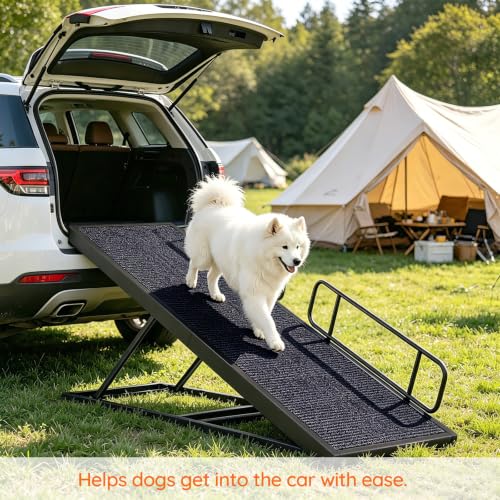 Adjustable Dog Ramp for Bed