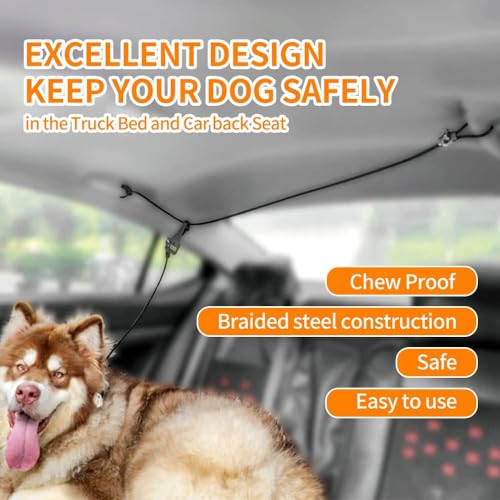 Dog Seat Belt (For 1 Dog / 5 FT)
