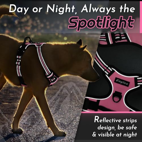 Dog Harness for Small Dogs (Small / Pink)