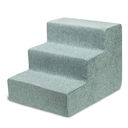 Dog Stairs & Steps (Pale Teal / H: 13.5 Inches)