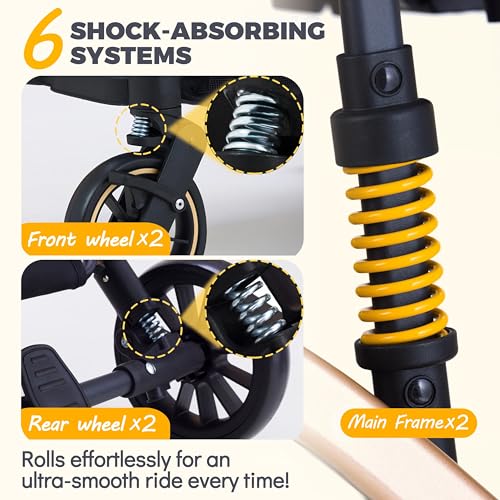 Pet Stroller for Small Dogs Cats (Black)
