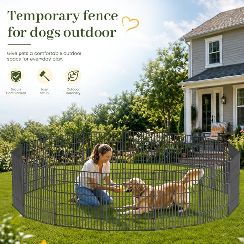 No Dig Garden Fence Outdoor for Yard (40 in(H) X 11.8 ft(L))