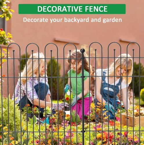 Garden Fence Animal Barrier (10 Pack - 32 in (H) x23.6 ft (L))