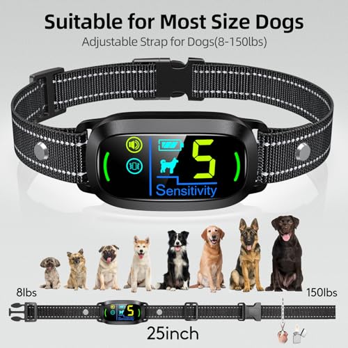 Dog Bark Collar (Black)