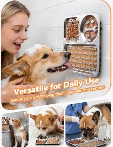 Stainless Steel Lick Mat for Dogs and Cats