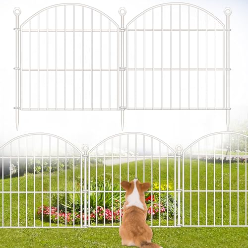Decorative Garden Fence (White / 24 in(H))