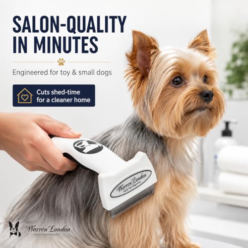 Deshedding Brush for Small Short Hair Dogs (Short Hair | Small)