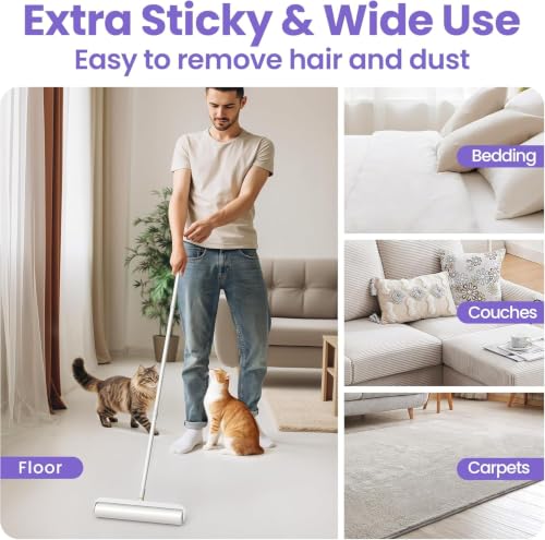 14.17” Large Lint Roller for Pet Hair