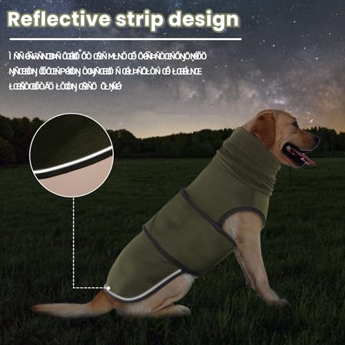 Dog Anxiety Vest with Hoodie (XXX-Large / Army Green)