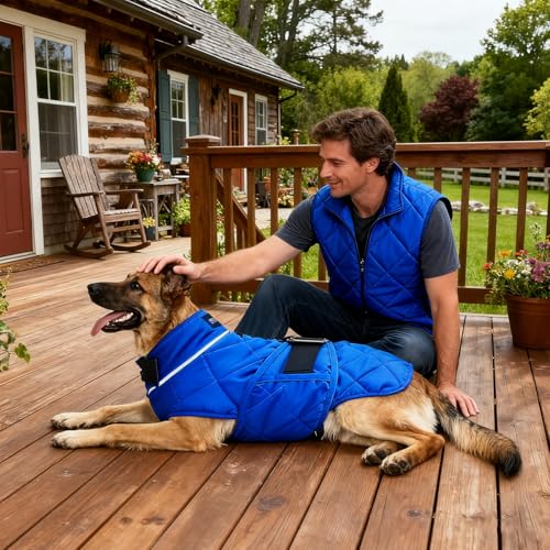 Weighted Dog Vest (Blue / Small)