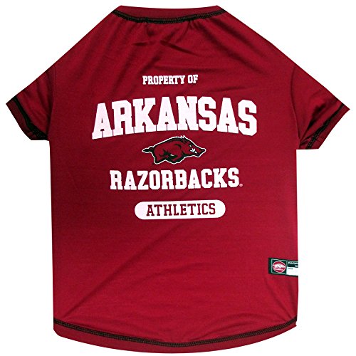 Collegiate ARKANSAS RAZORBACKS Dog T (Arkansas Razorbacks / Small)
