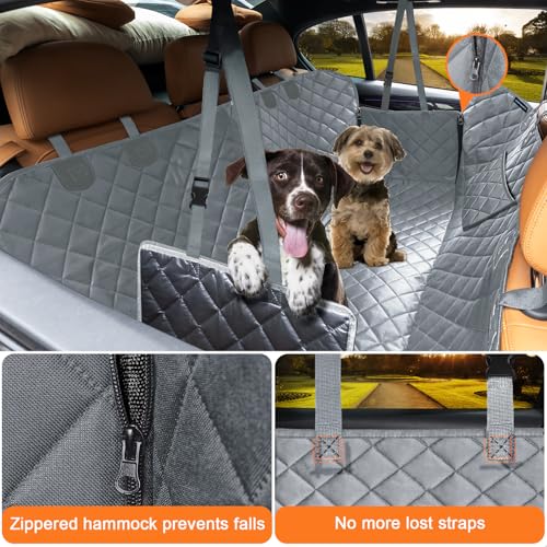 XL Dog Seat Cover for Full (Grey / XL - 60" Length)