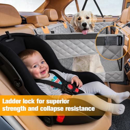 Large Dog Car Seat (Gray / Large)
