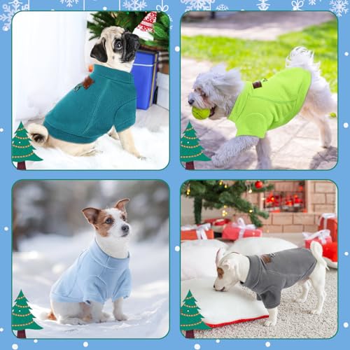 5 Pcs Fleece Dog Sweaters (S)