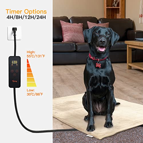 Pet Heating Pad (35.0"L x 24.0"W x 0.6"Th / Beige)