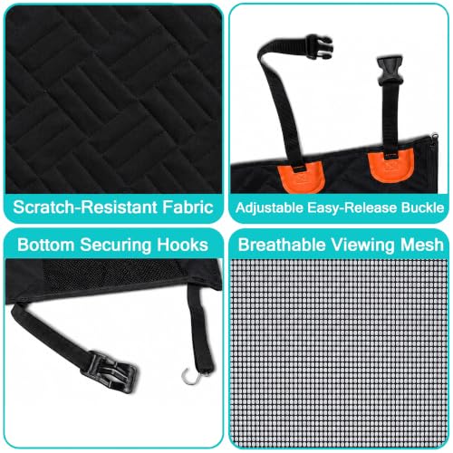 Dog Car Barrier (Black)