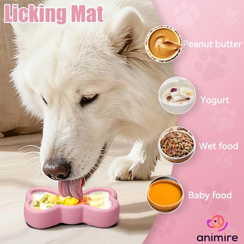 Lick Mat for Dogs (L / A-Pink)