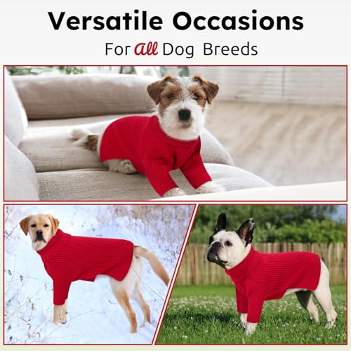 Small Dog Sweater (Red / Small)