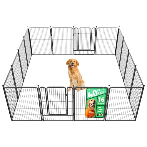 Rollick Dog Playpen (Black / 40"H)