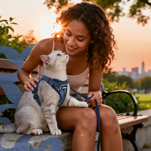 Cat Harness and Leash Set (S / Cosmic Ace)