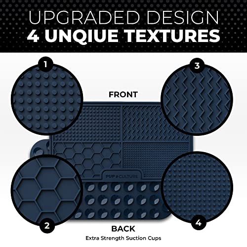 Dog Lick Mat for Dogs (1 Pack / Navy)