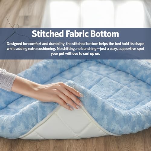 QuietTime Fashion XXS Dog Bed (Blue / 18 Inch)