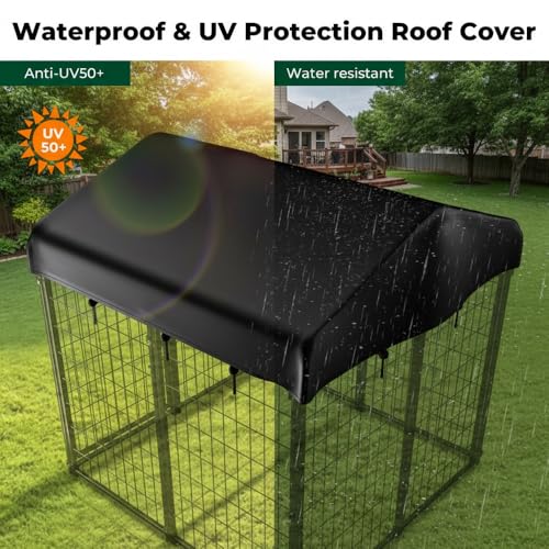 4x4.2ft Outdoor Dog Kennel Cover (Small)