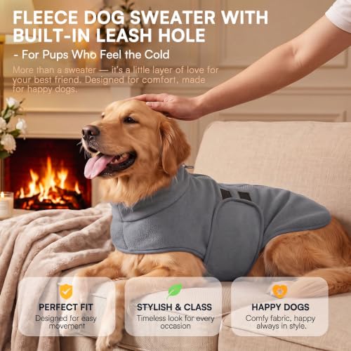 Dog Sweaters for Medium Dogs (Grey / Medium)