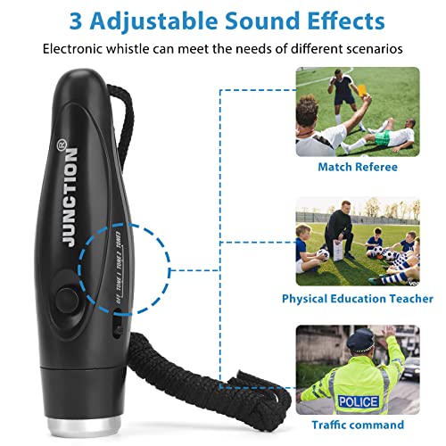 3 Pack Electronic Whistles (3 Color)